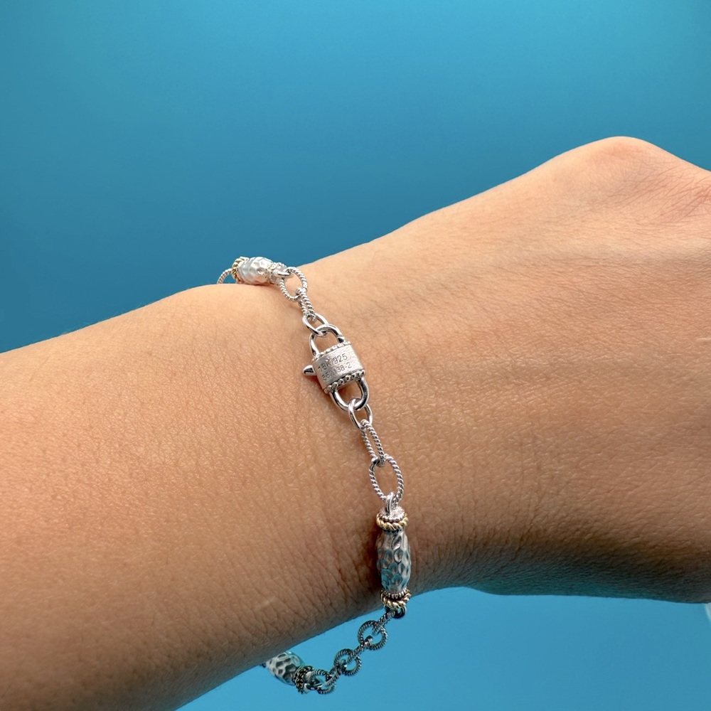 🩷Gabriel&Co. Silver/18k Bracelet🩷